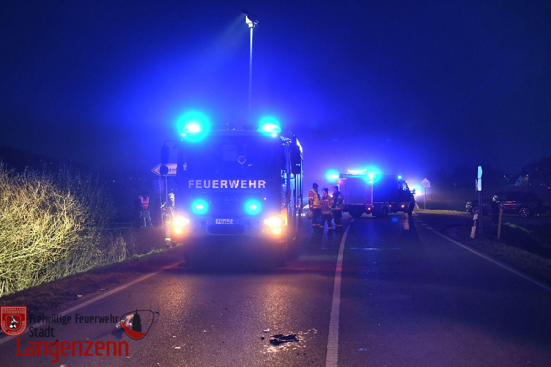 Verkehrsunfall mit zwei PKW